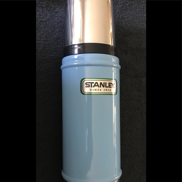 stanley blue thermos